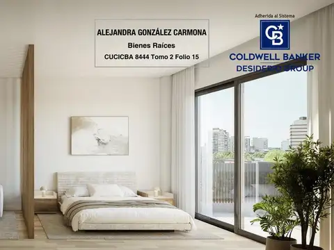 Departamento Monoambiente con 1 baño