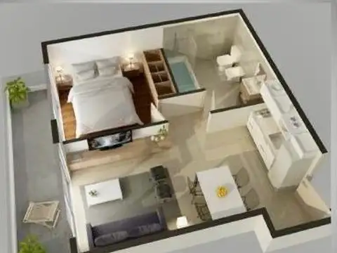 Departamento en Venta de Monoambiente