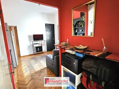 Departamento 2 ambientes con 1 baño