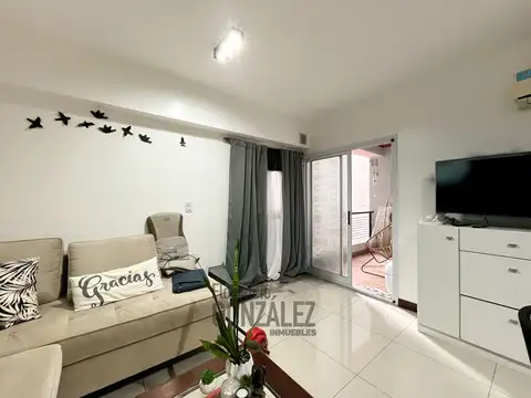 Departamento 2 ambientes con 1 baño