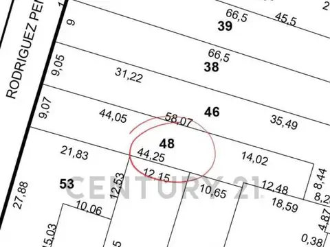 Terreno en Venta en Alberdi, USD 220.000