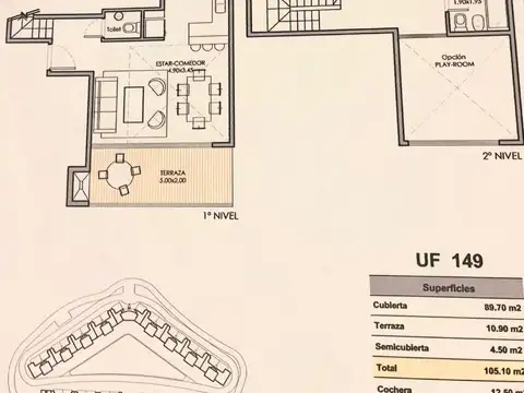 Departamento en Venta con 1