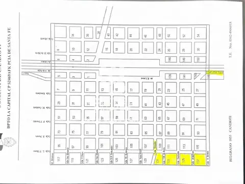 MACRO LOTE 42000 m2 en Pueblo Candioti