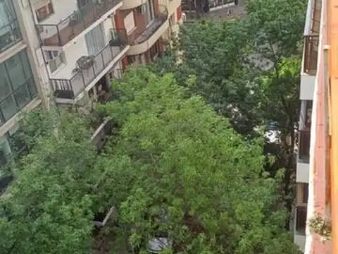 Departamento de dos ambientes con balcon terraza en OHiggins y Juramento.