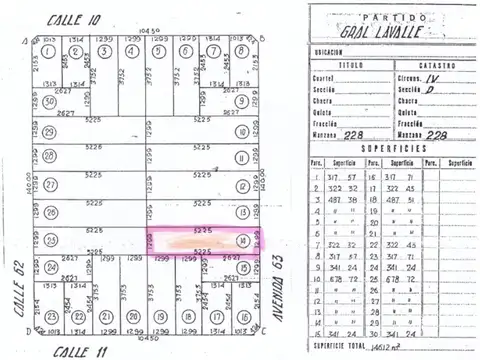 Lote en venta en Mar del Tuyu, 680m2, lote 14