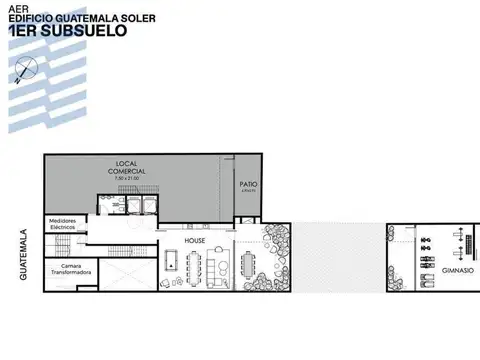 Departamento 3 ambientes con 2 baños