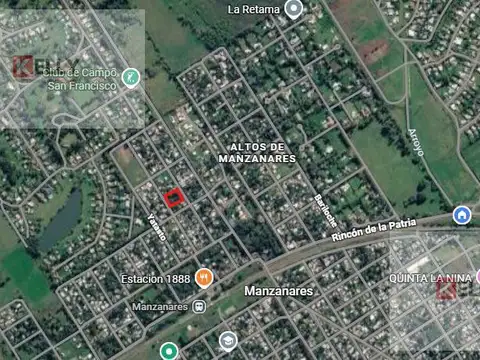 Terreno de 600 m2 a la Venta | Pueblo de Manzanares | Pdo. de Pilar