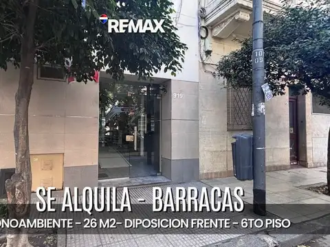 ALQUILER MONOAMBIENTE USPALLATA 900 BARRACAS