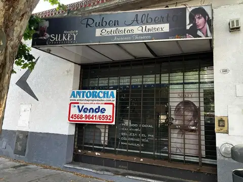 LOCAL 50m2 2 BAÑOS SALÓN Y ENTRE PISO IDEAL OFICINA   