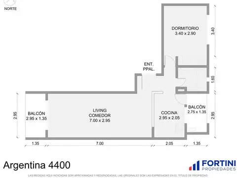 Departamento en Alquiler de 2 ambientes