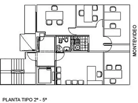 Montevideo 2400, Piso 6