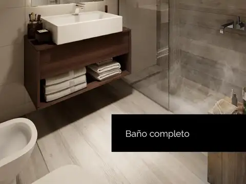 Departamento 2 ambientes con 1 baño