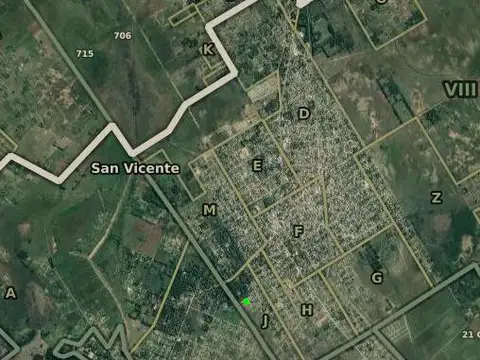 Terreno en Venta 33  mts Fondo