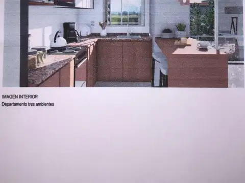 Departamento en Venta de 3 ambientes