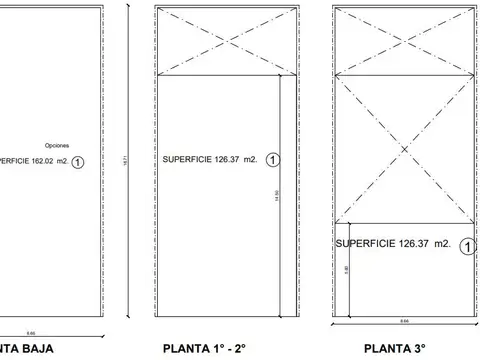 Terreno en Venta de 162,0 m2