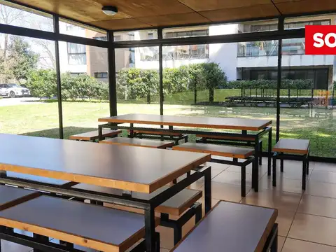 Depatamento en venta, con jardin. Eco aldea