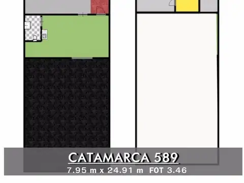 Gran local sobre lote propio. Sin columnas. Fuerza motriz/ Frio/Oficinas