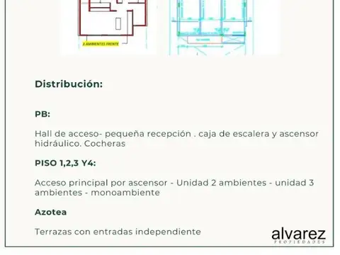 Departamento en Venta con 1 cocheras