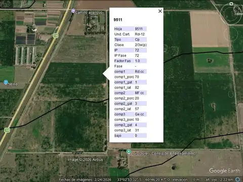 Campo en venta zona rural Soldini