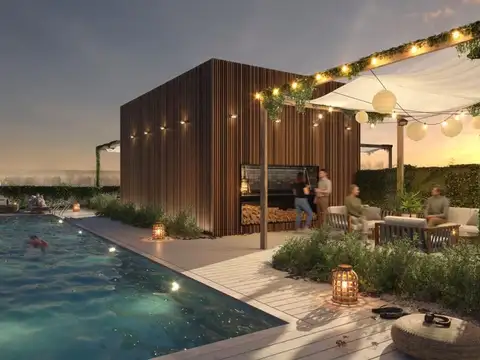 4 Ambientes al frente con 2  balcones  120 m2