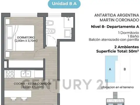 ANTARTIDA ARGENTINA 6900, Piso 0