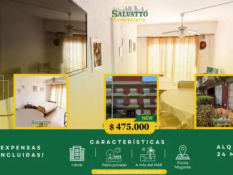 Departamento en Alquiler en Punta Mogotes, Mar del Plata