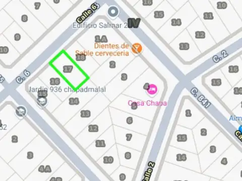 Terreno en Venta de 544,0 m2