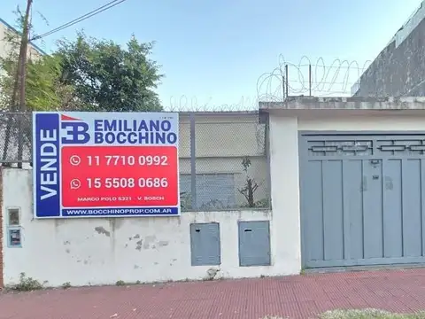Casa y Terreno 8.66x43m en San Martin, ideal inversor