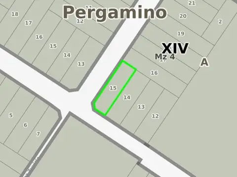 Terreno en Venta en Pergamino, USD 9.000