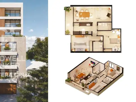 Departamento 4 ambientes con 1 baño