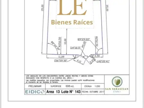 Terreno en Venta de 700,0 m2