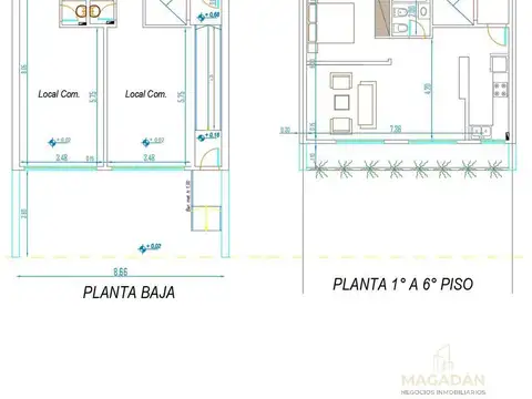 Departamento en Venta de 1 dormitorio