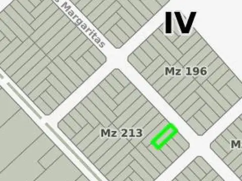 Terreno en Venta 10  mts Frente