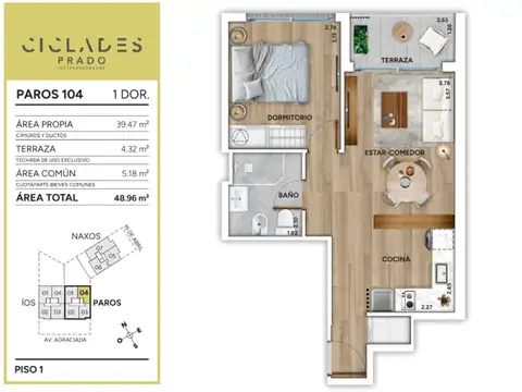 VENTA DE APTO 1 DORM EN PRADO ESTRENA JULIO 2026