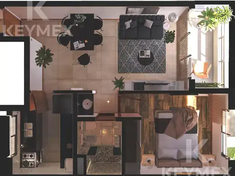 19 entre 48 y 49 - DEPARTAMENTO DE UN DORMITORIO A ESTRENAR EN LA PLATA