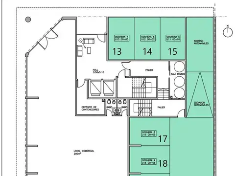 Cochera planta baja - Urquiza 2000  - Centro Rosario | Alquiler