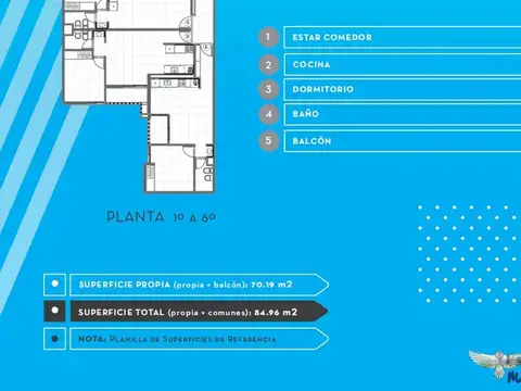 Departamento en Venta al Norte