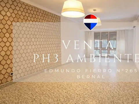 VENTA PH 3 AMB CON BALCON, PATIO BERNAL ESTE