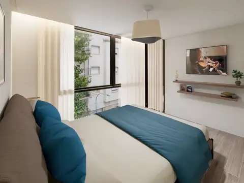 Departamento Monoambiente con 2 baños