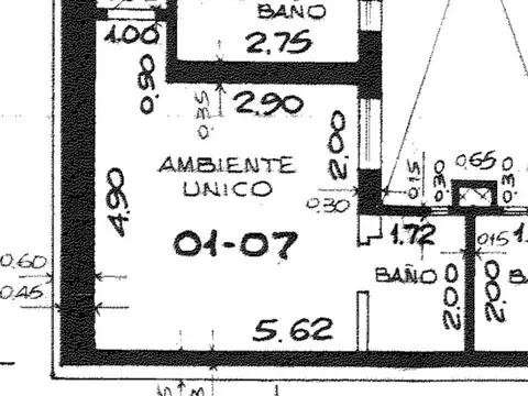 VENTA MONOAMBIENTE SAN LUIS 725 PISO 1