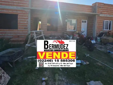 Venta Chalet 3 Ambientes A Estrenar Calle 9 Entre 82 Y 83 Mar Del Tuyu Oportunidad!!