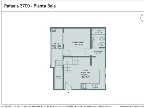 Rafaela 3700, Piso PB