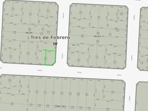 Terreno en Venta de 188,0 m2