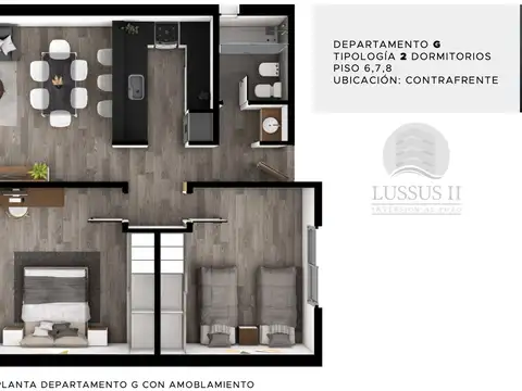 Departamento en Venta de 3 ambientes