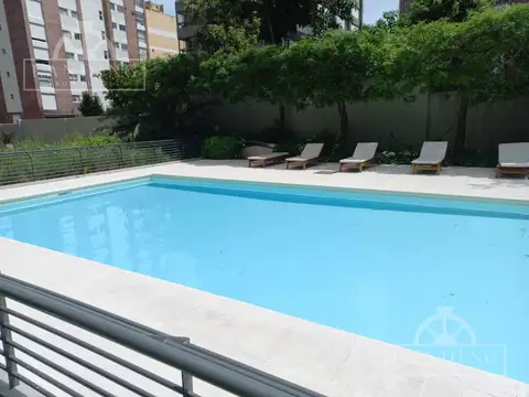 Departamento dos ambientes vista al río con cochera piso alto APTO CRÉDITO