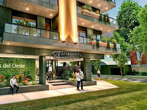 Departamento 2 ambientes con 2 baños