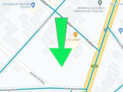 Terreno en Venta de 2560,0 m2