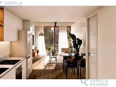 Departamento Monoambiente con 1 baño