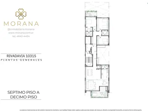 Departamento 4 ambientes con 2 baños