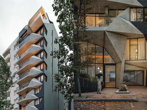 Edificio de diseño, unidades de 2 y 3 dormitorios con amenities en zona río